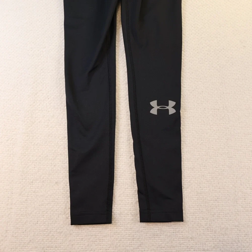 Under Armour Mens S Compression Leggings Black HeatGear Athletic Tights